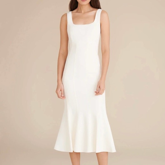 Veronica Beard Dresses & Skirts - Veronica Beard Gloria Square-Neck Flared Dress